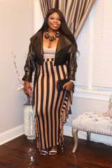 SASSED | MAXI FRINGE SKIRT