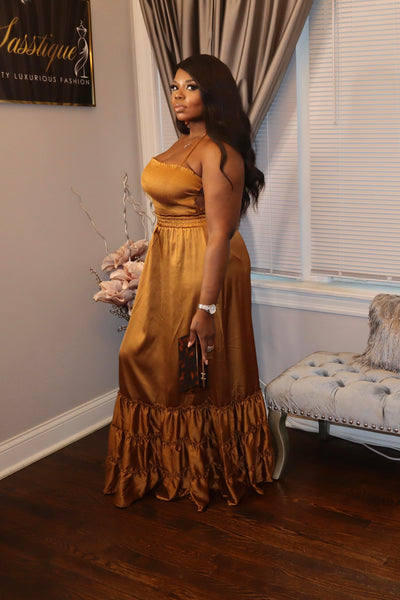 BRONZED | MAXI DRESS